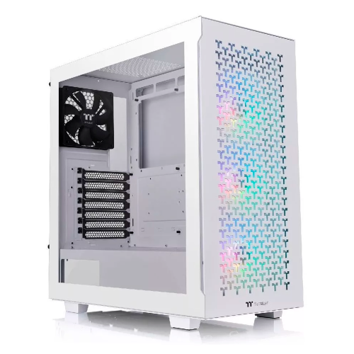 Gabinete Thermaltake V350 TG ARGB Air, ARGB, Midi-Tower, ATX/Mini-ITX, Micro-ATX, USB 3.0, Sin Fuente, 4 Ventiladores Instalados (3xRGB), Blanco, CA-1S3-00M6WN-03