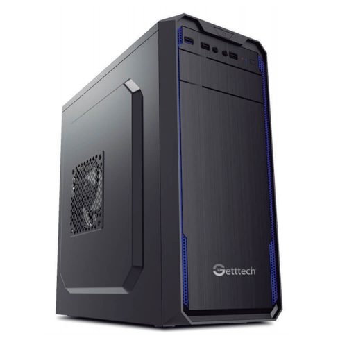 Gabinete Getttech GG1803 Negro, 500W, USB 2.0, Audio HD, Sin Ventiladores