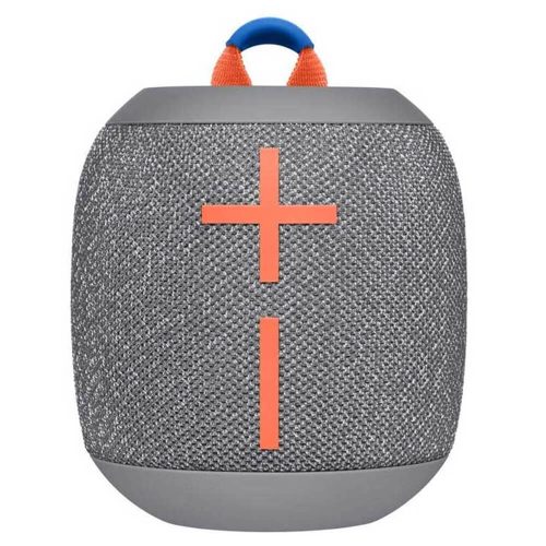 Bocina Mini Portable Bluetooth Logitech WonderBoom 2 Gris, Antigolpes - Sumergible, 984-001555