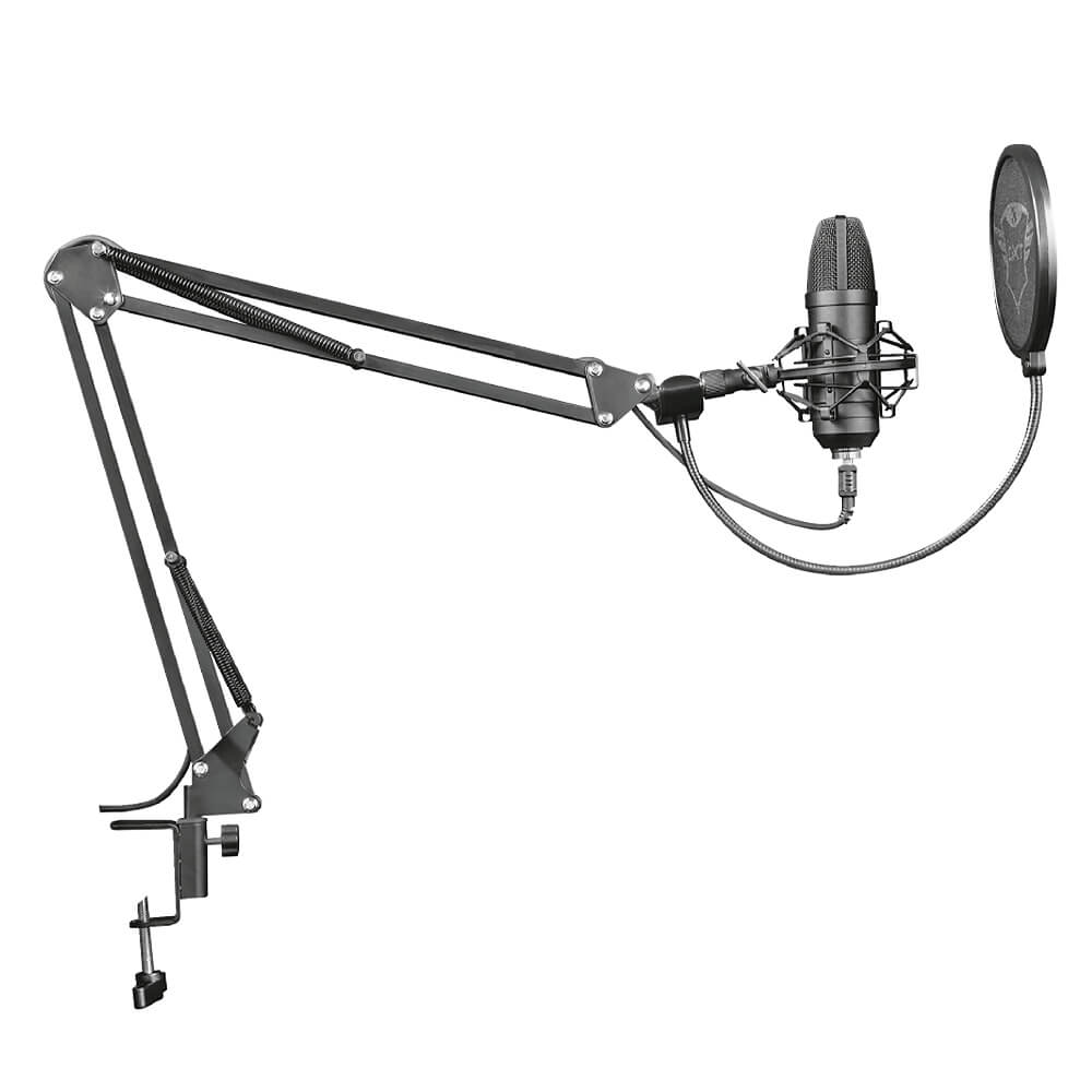 Microfono para Streaming Trust Gaming GXT 252+ EMITA PLUS, USB, Brazo ajustable, trípode y filtro incluidos, 22400 - Image 3