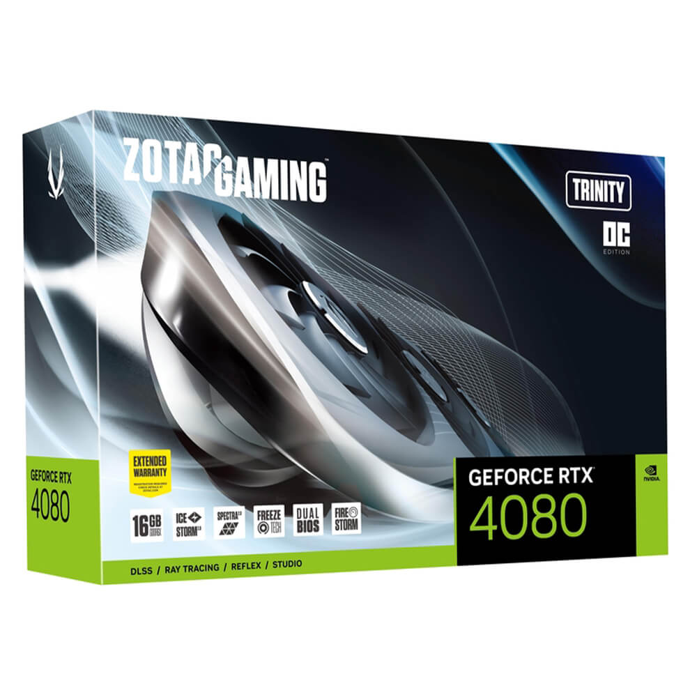 Tarjeta de Video NVIDIA GeForce RTX 4080 16GB, Zotac Gaming Trinity OC Geforce RTX 4080, 16GB, GDDR6X, PCI Express 4.0, ZT-D40810J-10P, 2 AÑOS DE GARANTIA NACIONAL - Image 8