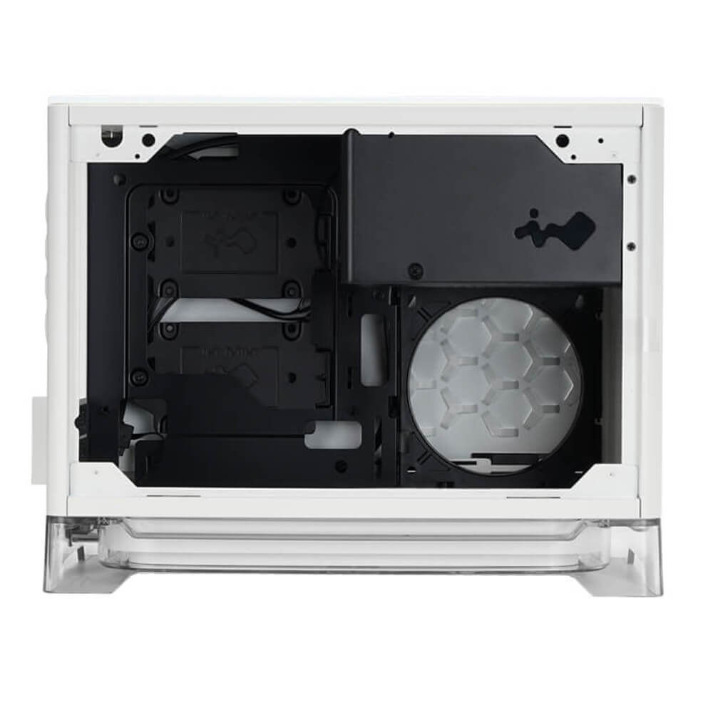 Gabinete In Win A1 White, Mini ITX, Cristal Templado, Cargador Inalambrico para Smartphone, Fuente 600W 80+Bronze, LED RGB - Image 4