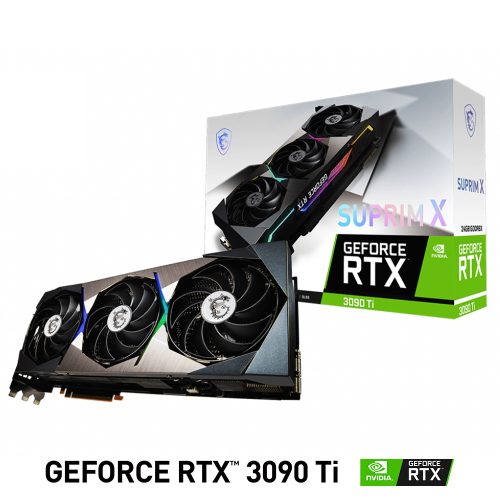 Tarjeta de Video Nvidia GeForce RTX 3090 TI 24GB, MSI SUPRIM X, 912-V509-007, 1 AÑO DE GARANTIA NACIONAL