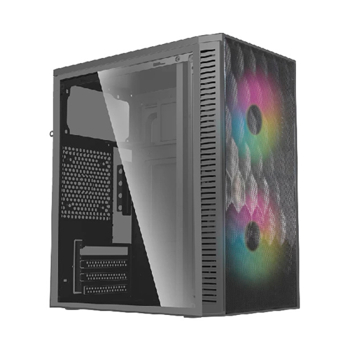 Gabinete Acteck Fuji GC470, Acrílico, Mini-Tower, Micro-ATX/ITX, USB 3.0, 2.0, Con Fuente de 500W, Negro, AC-935838