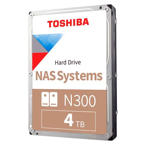 Disco Duro Interno Toshiba N300 NAS Systems, 4TB 3.5" SATA3 7200RPM, 128MB Cache, Nuevo, HDWQ140XZSTA