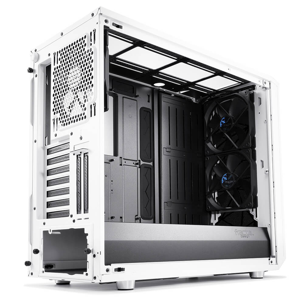 Gabinete Fractal Design Meshify S2 TG Blanco, Ventana de cristal templado, ATX mITX mATX, FD-CA-MESH-S2-WT-TGC - Image 5