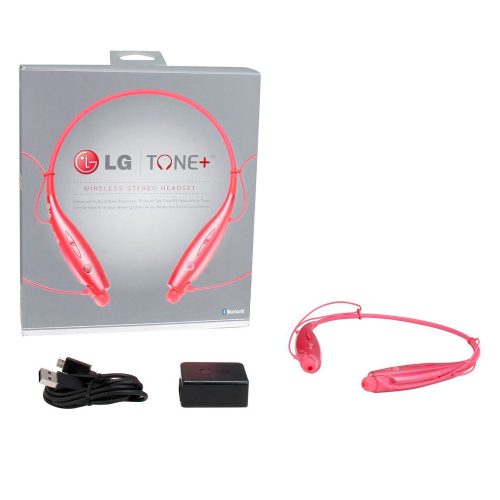 Audifonos Bluetooth LG 730 TONE + BT, Rosa con Manos Libres - Smartphone, LGHBS-730.ACUSBKK