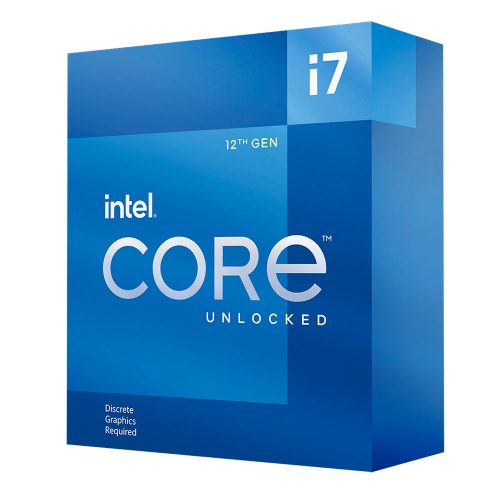 Procesador Intel Core i7-12700KF 5GHz, 8 Nucleos Alto Rendimiento, 4 Nucleos Alta Eficiencia, 20 Threads, Socket LGA1700 - Intel 12TH Generación, REQUIERE DISIPADOR - REQUIERE TARJETA DE VIDEO, BX8071512700KF/ NAVIDAD