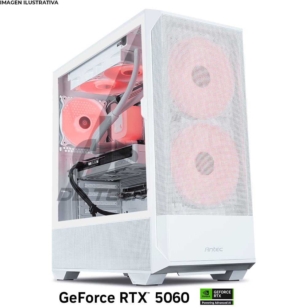 Computadora PRIDE GAMING PANDA, AMD RYZEN 5 9600X, GeForce RTX 5060 8GB, 32GB RAM, 1TB M.2 NVME, 700W 80+ BRONZE, INCLUYE WIFI Y BT - Image 2