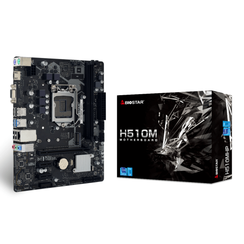 Tarjeta Madre Biostar Micro-ATX H510MHP 2.0, Socket LGA1200, Intel H510, HDMI, Soporte 64GB DDR4, H510MHP 2.0