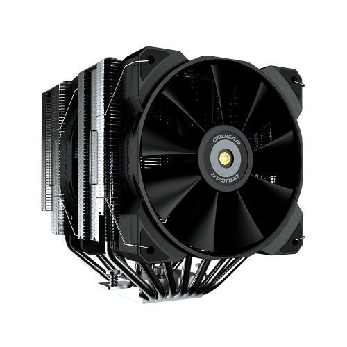 Disipador para CPU Disipador y Ventilador Dual Superior Cougar Forza 135, Ventiladores de Alto Rendimiento Cougar (140mm y 120mm), LGA 1700, AM5 Ready, CGR-FZA 135