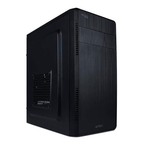 Gabinete Acteck Kioto GC240, Mini-Tower, Micro-ATX/Mini-ITX, USB 2.0/3.0, Fuente de 500W, 1 Ventilador Instalado, Negro, AC-932547