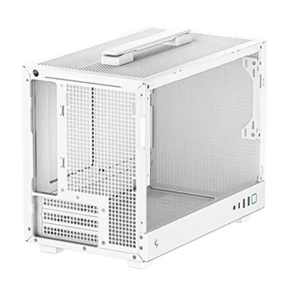 GABINETE DEEPCOOL CH160 WHITE, MINI-ITX, CRISTAL TEMPLADO, PANELES DE FLUJO DE AIRE ALTO, REFRIGERACIONES HASTA 172MM DE ALTURA, R-CH160-WHNGI0-G-1 - Image 3