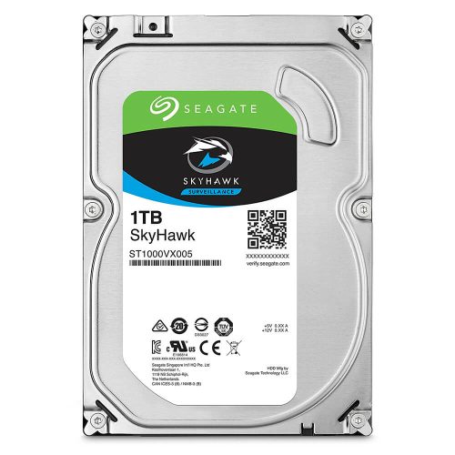 Disco Duro Interno Seagate Skyhawk 1TB 3.5" SATA 3, Para Sistemas de Videovigilancia, ST1000VX005
