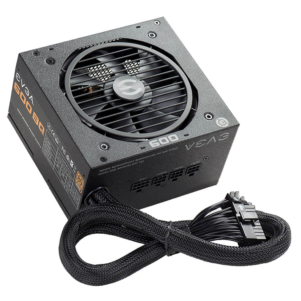 Fuente de poder 600W Certificacion 80+ Bronze EVGA 600BQ 110-BQ-0600-K1 - Image 2