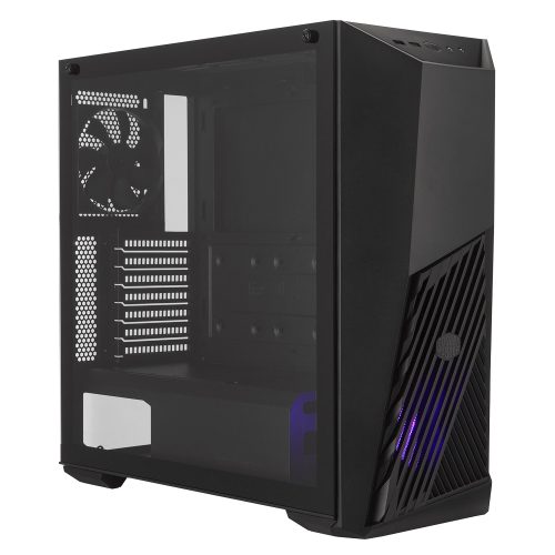Gabinete Cooler Master Masterbox K501L RGB TG/ Cristal Templado, 2 Ventiladores 120mm, ATX, USB 3.0, MCB-K501L-KGNN-SR1