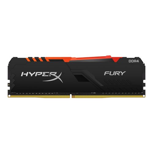Memoria RAM DDR4 16GB 2666MHz Kingston HyperX Fury RGB 1 Modulo Negro HX426C16FB3A/16 /MAX. 1 X CLIENTE
