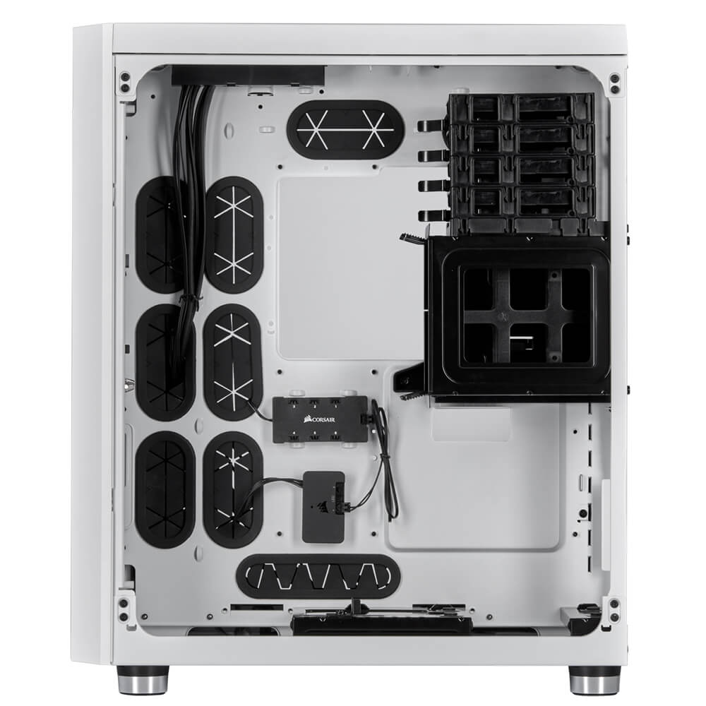 Gabinete Corsair Crystal 680X, Cristal Templado, USB 3.0, Audio HD, Blanco, ATX, CC-9011169-WW - Image 4