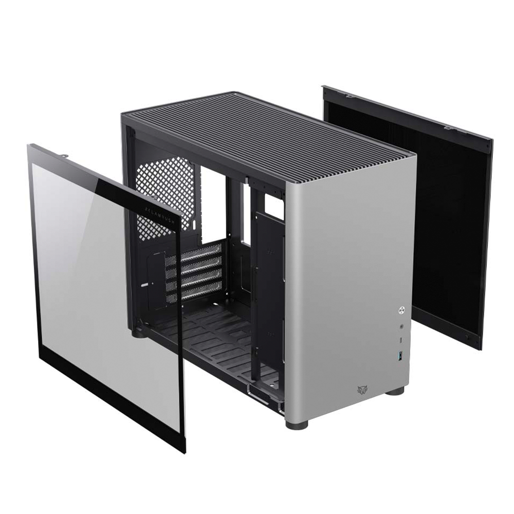 Gabinete Balam Rush Eris Special GI985, Gris, Sin Fuente, Cristal Templado, Micro-ITX, BR-935371 - Image 2