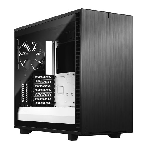 Gabinete Fractal Design Define 7 Black/White, Ventana de Cristal Templado, Incluye 1 Ventilador, mITX mATX ATX, FD-C-DEF7A-05