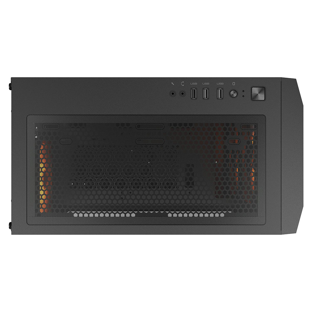 Gabinete Cougar Uniface Mini RGB, Mini-Tower, Micro-ATX/Mini-ITX, Sin Fuente, 3 Ventiladores Instalados, USB 2.0/3.0, Black, 3855C90.0003 - Image 3