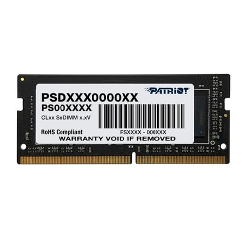Memoria RAM Patriot Signature Line DDR4, 3200MHz, 16GB, Non-ECC, CL22, SO-DIMM, PSD416G320081S /MAX. 1 X CLIENTE