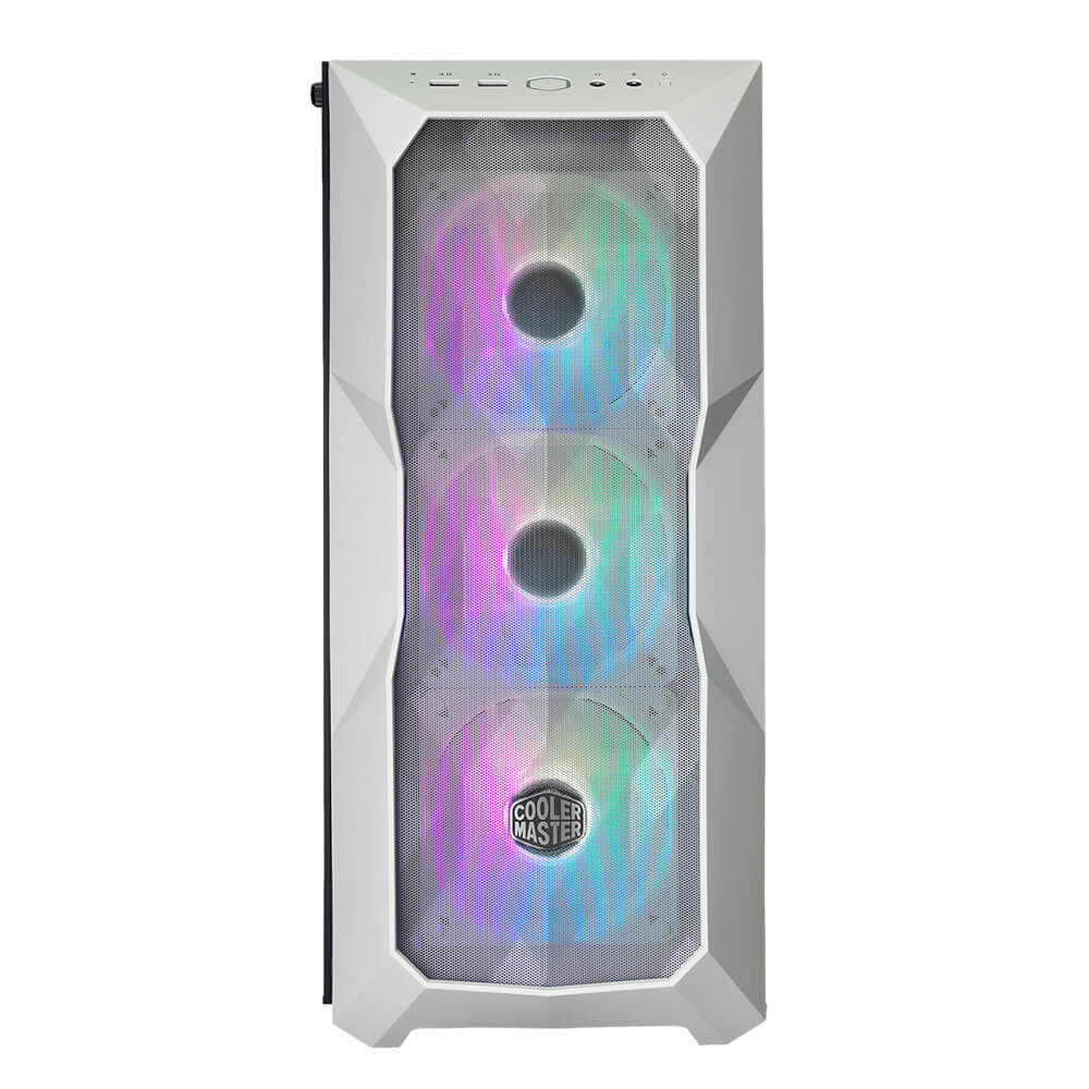 Gabinete Cooler Master Masterbox TD500 Mesh V2, Cristal Templado, 3xCF120 ARGB FAN Incluidos, Blanco, 2 xUSB 3.2, 1 USB 3.0, ATX, Micro ATX, Mini ITX, TD500V2-WGNN-S00 - Image 4