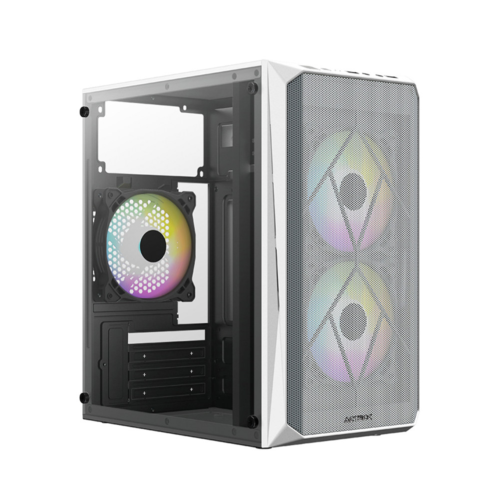Gabinete Acteck Doom GI630, Blanco, Micro ATX/ Mini-ITX, Fuente 500W, Ventana Acrílico, AC-935746 - Image 3
