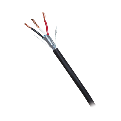 VIAKON 71-12 CAJA DE 305 METROS DE CABLE BLINDADO DE 3 X 18 AWG BLINDADO NEGRO