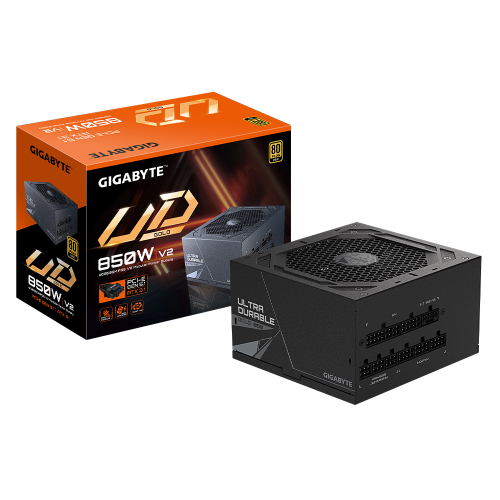 Fuente de Poder GIGABYTE GP-UD850GM PG5 V2, 850W, 80+ Gold, Totalmente Modular, GP-UD850GM PG5 V2