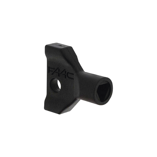 FAAC 713002 Llave Triangular de Desbloqueo Para barreras FAAC