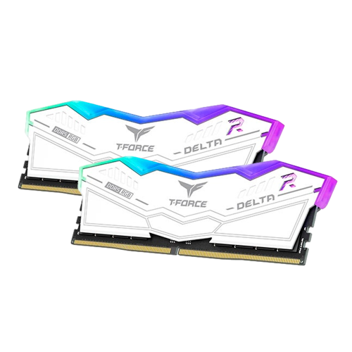 Kit Memoria RAM Team Group T-Force Delta RGB DDR5, 5600MHz, 32GB (2 x 16GB), CL36, XMP, Blanco, FF4D532G5600HC36BDC01 TEAMGROUP /MAX. 1 X CLIENTE