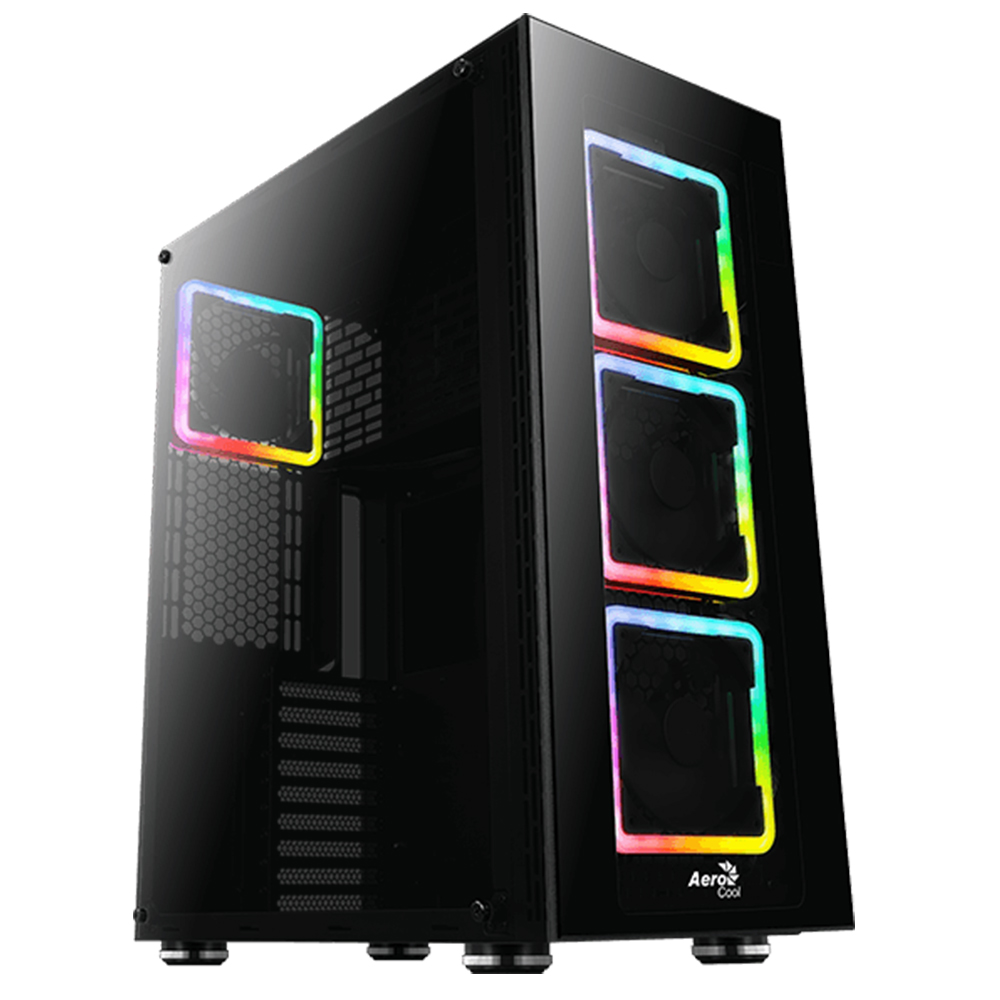 Gabinete Aerocool Tor Pro RGB, Negro, Cristal Templado, E-ATX, USB 3.0, HD Audio - Image 2