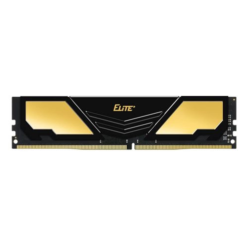 Memoria Ram DDR4 Teamgroup 16Gb Team Elite Plus 2666Mhz, 1.2V C19, Negro/Dorado, TPD416G2666HC1901 /MAX. 1 X CLIENTE