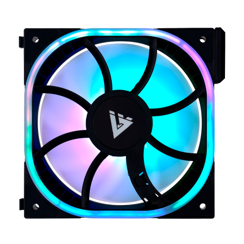 Ventilador Game Factor FG500, Modular, Argb, 120MM, 1900Rpm, Negro, FG500-BK