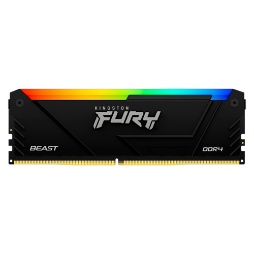 Memoria RAM Kingston FURY Beast RGB DDR4, 3600MHz, 32GB, Non-ECC, CL18, XMP, KF436C18BB2A/32 /MAX. 1 X CLIENTE