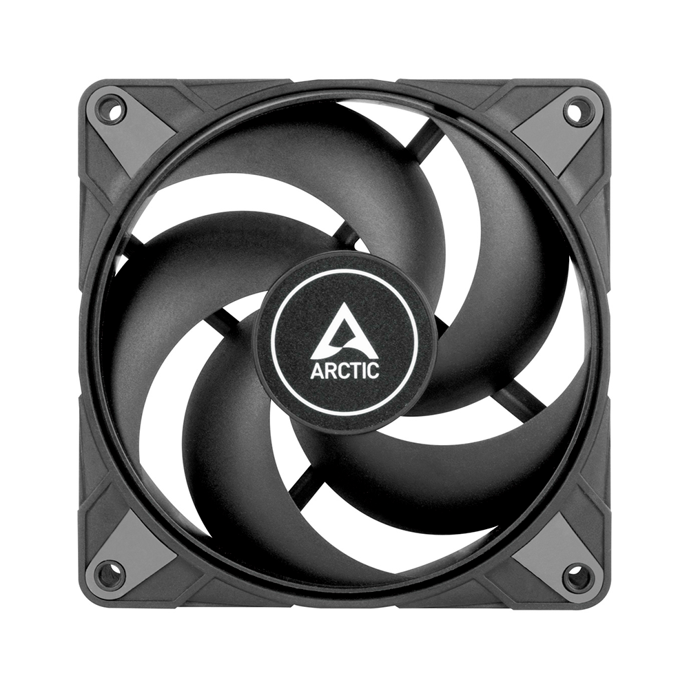 Kit de Ventiladores ARCTIC P12 (paquete de 5), 120mm, De alto rendimiento, 200-1800RPM, Optimizado para la presión estática, Negro, ACFAN00135A - Image 3