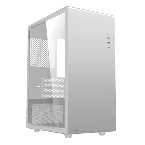 Gabinete Neuss Pro GI717, Mini-Tower, ITX/Mini-ATX, Usb 3.0,Usb TipoC, Blanco, AC-936002