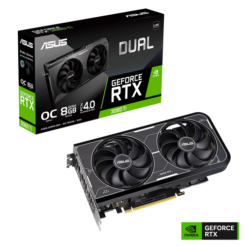 Tarjeta de Video ASUS Dual NVIDIA GeForce RTX 3060 Ti OC V2, LHR, 8GB, 256-bit GDDR6, PCI Express 4.0, DUAL-RTX3060TI-O8GD6X
