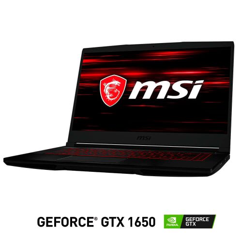 Laptop Gamer MSI GeForce GTX 1650 MAX Q GDDR6 4GB, INTEL CORE i5-10500H, 8GB RAM DDR4, 256GB PCIe SSD, 15.6" FHD IPS-Level 60Hz, Windows 10 Home, GF63 THIN 10SCXR-222US
