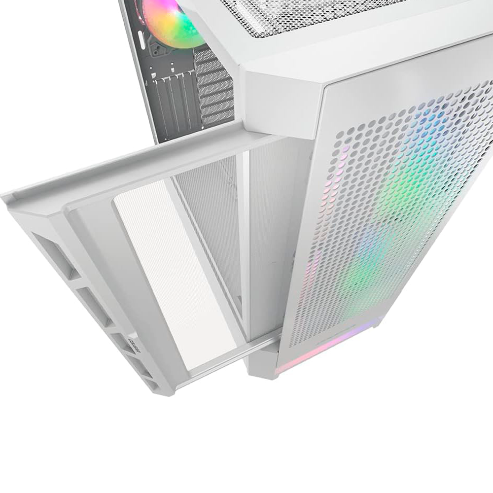 Gabinete Cougar Airface, RGB, Cristal Templado, Midi-Tower, Mini-ITX/Micro-ATX/ATX, USB 3.0/2.0, Sin Fuente, 3 Ventiladores ARGB Instalados, Blanco, 385ZD10.0005 - Image 2