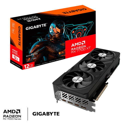 Tarjeta de Video Gigabyte AMD Radeon RX 7700 XT GAMING OC 12G, 12GB 192-bit GDDR6, PCI Express 4.0, GV-R77XTGAMING OC-12GD