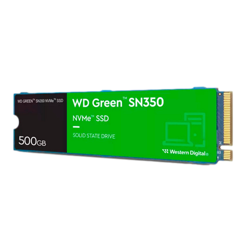 Unidad de Estado Sólido Sandisk Green SN350 NVMe, 500gb, PCI Express, M.2, WDS500G2G0C-00CDH0 /MAX. 1 X CLIENTE