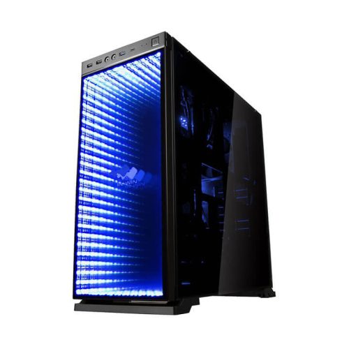 Gabinete Gamer InWin 805 Infinity Modular, Cristal templado, ATX, USB 3.1, Audio HD, Negro Efecto Infinito LED RGB