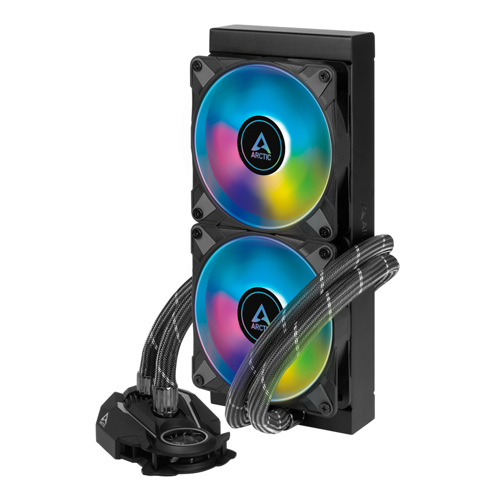 Enfriamiento Líquido ARCTIC Liquid Freezer II 240, Refrigerador de agua AIO de CPU Multi-Compatible, Intel y AMD, Bomba controlada por PWM, 200-1800 RPM, Negro, ACFRE0009 - Image 2