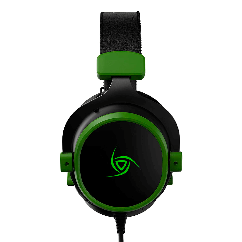 Diadema Gamer VSG SINGULARITY Z BLACK, Alámbricos Micrófono USB, LED, Verde con Negro, VG-ZHP725-BLK - Image 2