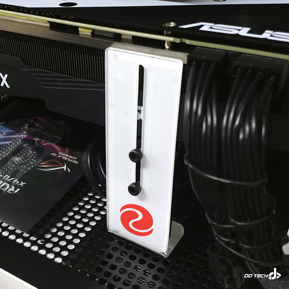 Soporte para tarjeta de video Personalizado, Compatible con cualquier gabinete y tarjeta de video, Color a elegir (blanco, rojo, negro) Articulo sobre pedido - Image 3