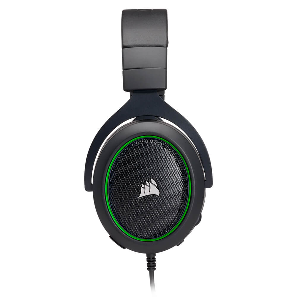 Diadema Corsair HS50 Verde, Alambrica, Estereo 3.5mm, PC - PS4 - XBOX ONE - Switch, RECERTIFICADO, CA-9011171-WW/RF - Image 5