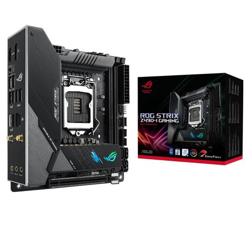 Tarjeta Madre Asus ROG STRIX Z490-I GAMING Socket LGA1200 Intel Z490 Mini ITX, DDR4, Intel Core 10th Generación
