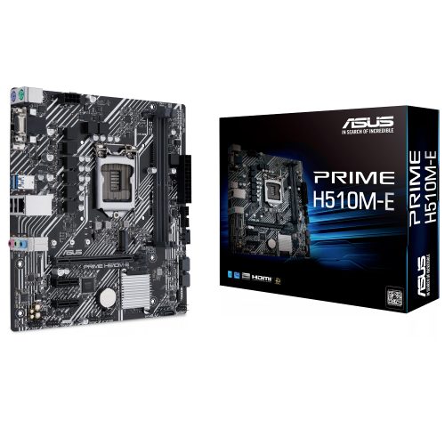 Tarjeta Madre Asus Prime H510M-E Socket LGA1200 Intel H510 Micro-ATX, DDR4, Intel Core 11th Generación